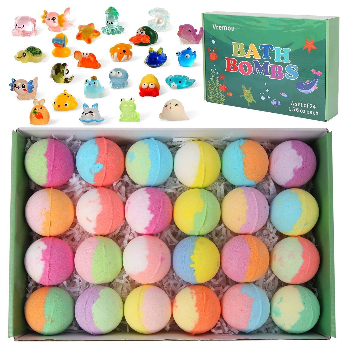 💥Easter Hot Sale 70% OFF🎁🛁Bath Bomb Gift Set for Kids