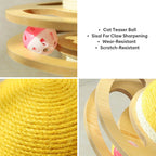 Sisal Scratching Ball Interactive Cat Toy