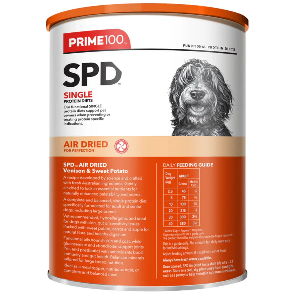 Prime100 Spd Wild Venison & Sweet Potato Air Dried Dog Food
