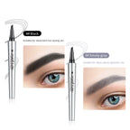 🔥 Waterproof Microblading Eyebrow Pen 4 Fork Tip Tattoo Pencil