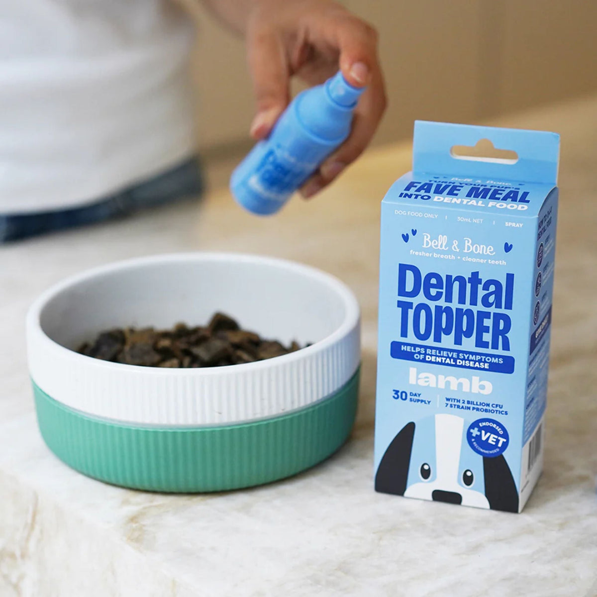 Bell and Bone Dog Dental Topper - Lamb