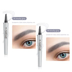 🔥 Waterproof Microblading Eyebrow Pen 4 Fork Tip Tattoo Pencil