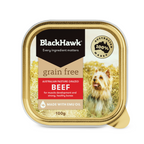 Black Hawk Wet Dog Food Tray Grain Free Beef