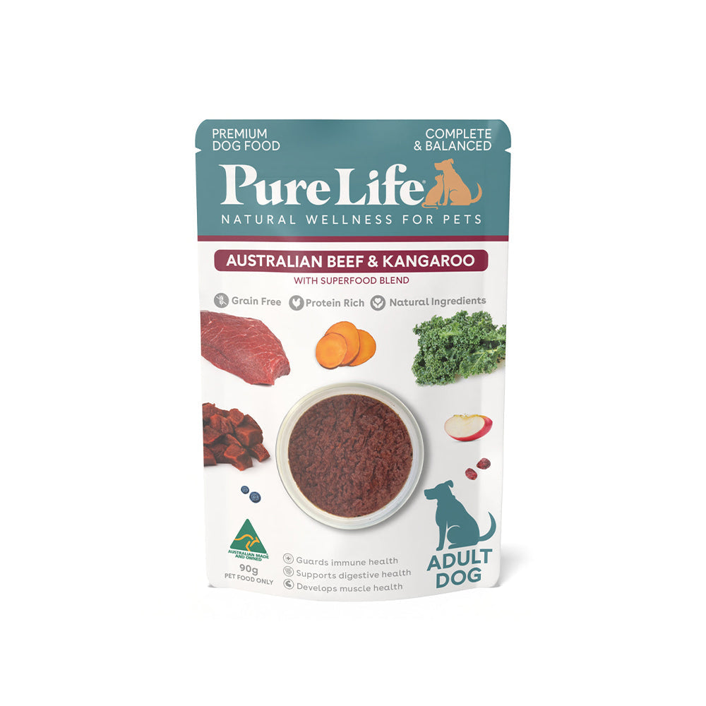 PURE LIFE Australia Beef & Kangaroo Pate Wet Dog Food