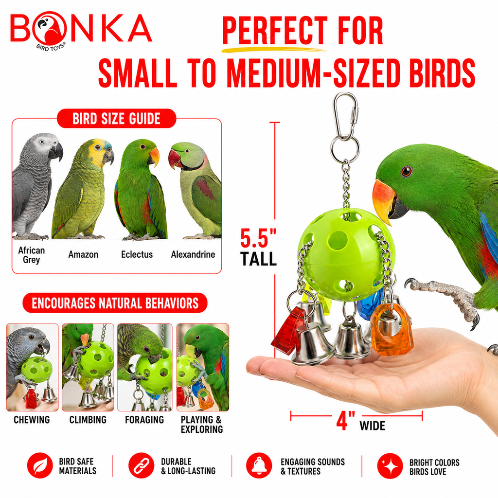 1937 Bell Pull - Engaging Bird Toy for Endless Fun