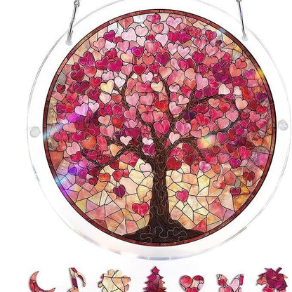 🔥LAST DAY 70% OFF 🧩Acrylic 80 Pcs Puzzle✨Suncatcher Hanging Ornament