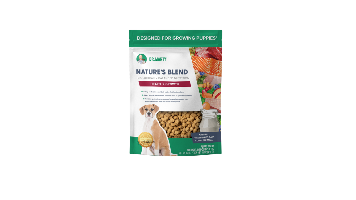 Dr. Marty Nature's Blend for Puppies Freeze Dried Raw Dog Food