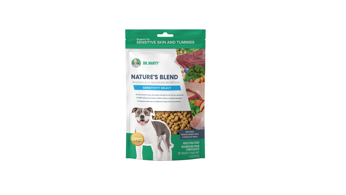 Dr Marty Nature's Blend Sensitivity Select Freeze Dried Raw Dog Food
