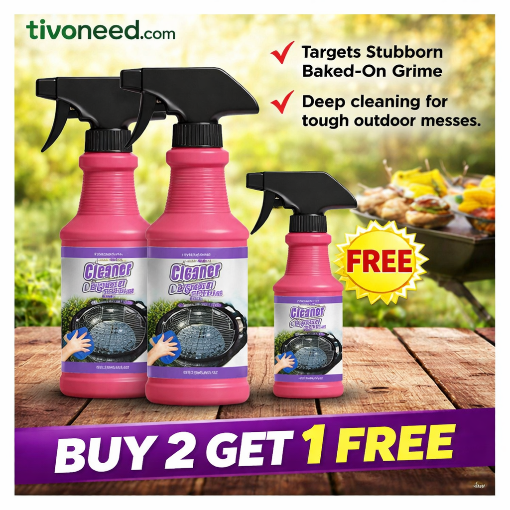⏳LAST DAY SALE BUY 2 GET 1 FREE!!🌟Fast-Acting Heavy-Duty Grill Degreaser Spray🔥