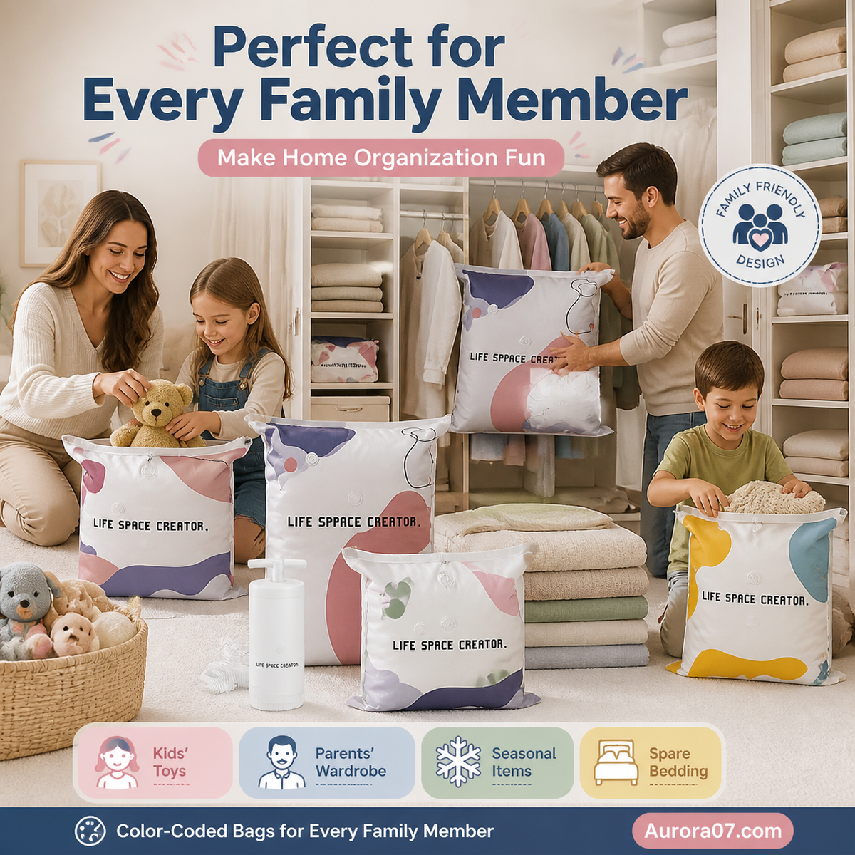 ⌛Limited Sale 70% OFF 💥No-Pump Large Vacuum Storage Compression Bags