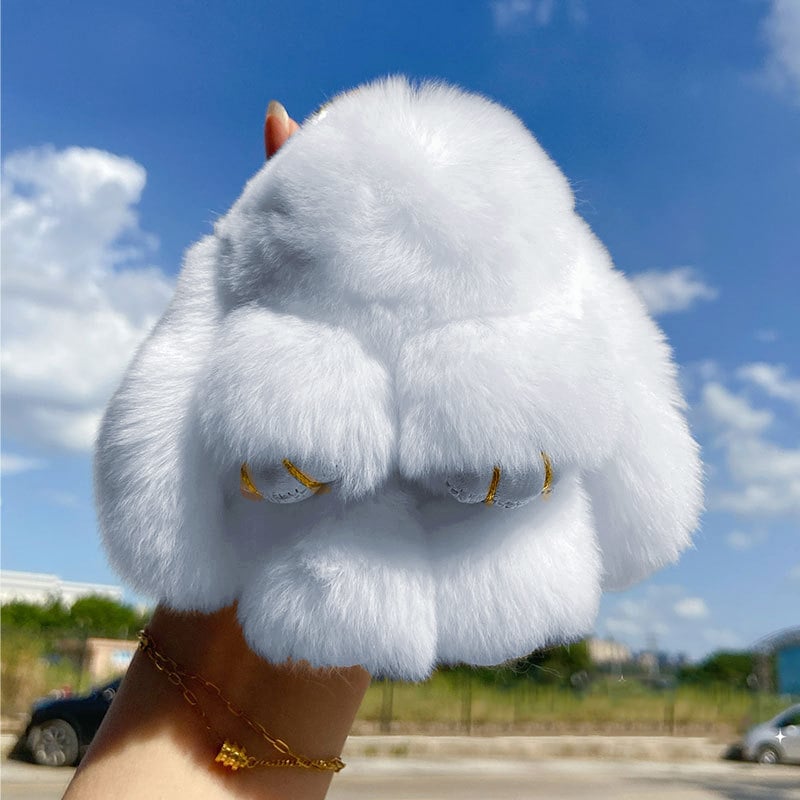 💕Early Bird Special Offer: 60% OFF🐰 Handmade Soft Bunny PomPom Charms