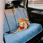Waterproof Striped Chenille Pet Car Seat Protector Dog Car Seat Cover-Road Safer