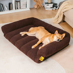 Large Soft Supportive Headrest Orthopedic Dog Sofa Bed - Cloudy Napper
