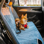 Waterproof Striped Chenille Pet Car Seat Protector Dog Car Seat Cover-Road Safer