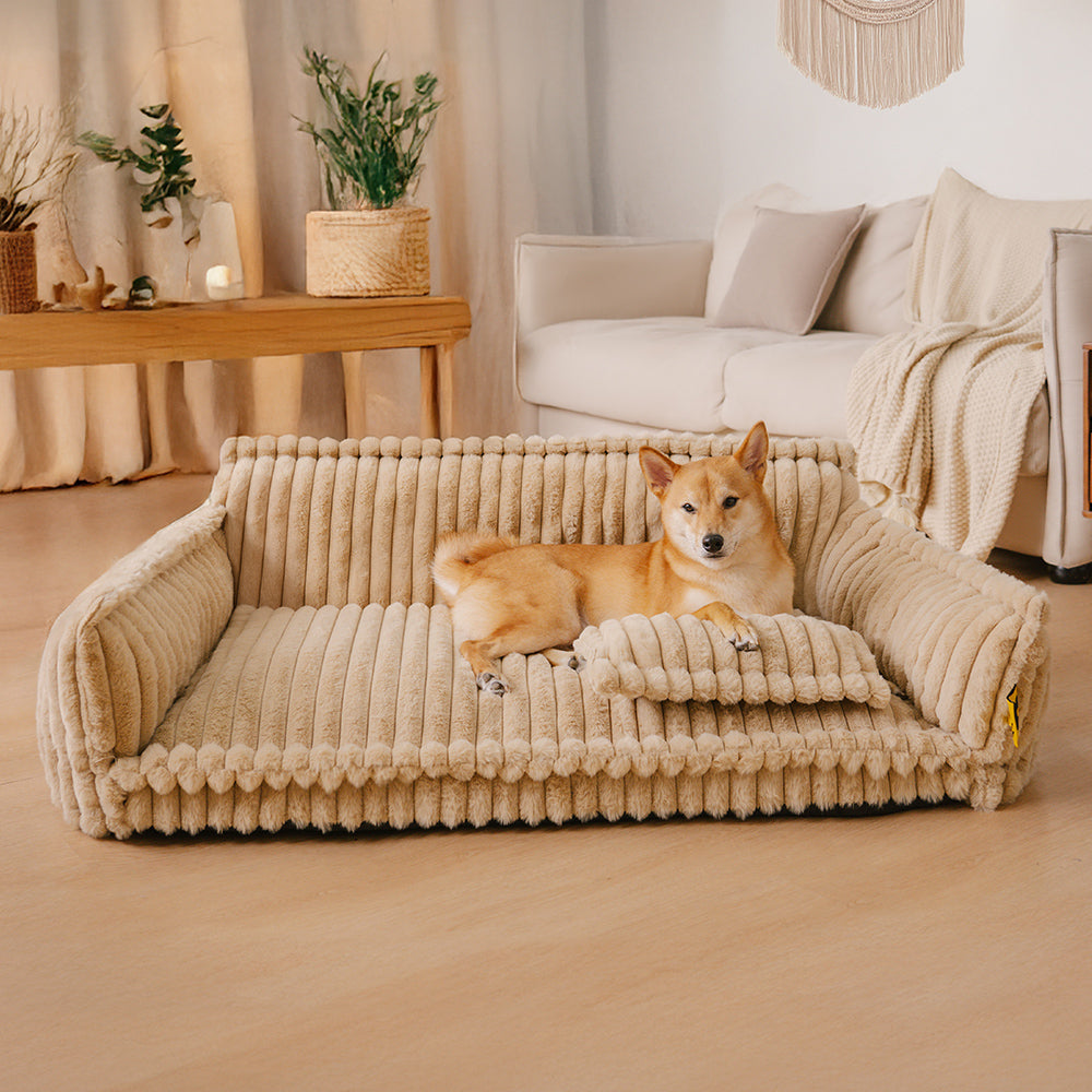 Orthopedic Dog Sofa Bed With Pillow-Snoozy Dream