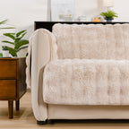 Water-resistant Fluffy Soft Furniture Protector Sectional Couch Cover-EverDry