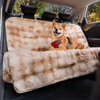 Fluffy Cozy Calming Pet Blanket Car Seat Protector Cover- Surestep