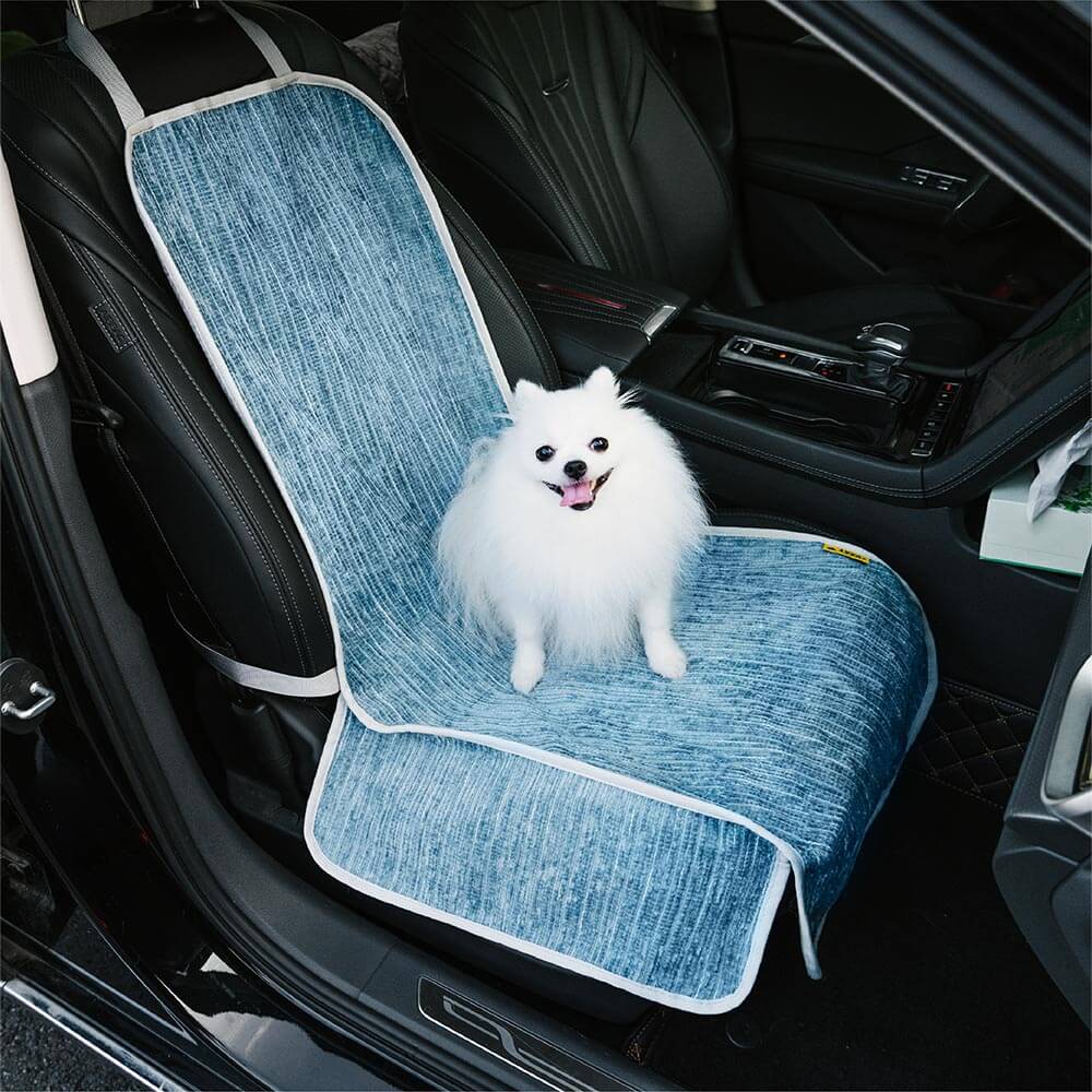 Waterproof Striped Chenille Pet Car Seat Protector Dog Car Seat Cover-Road Safer