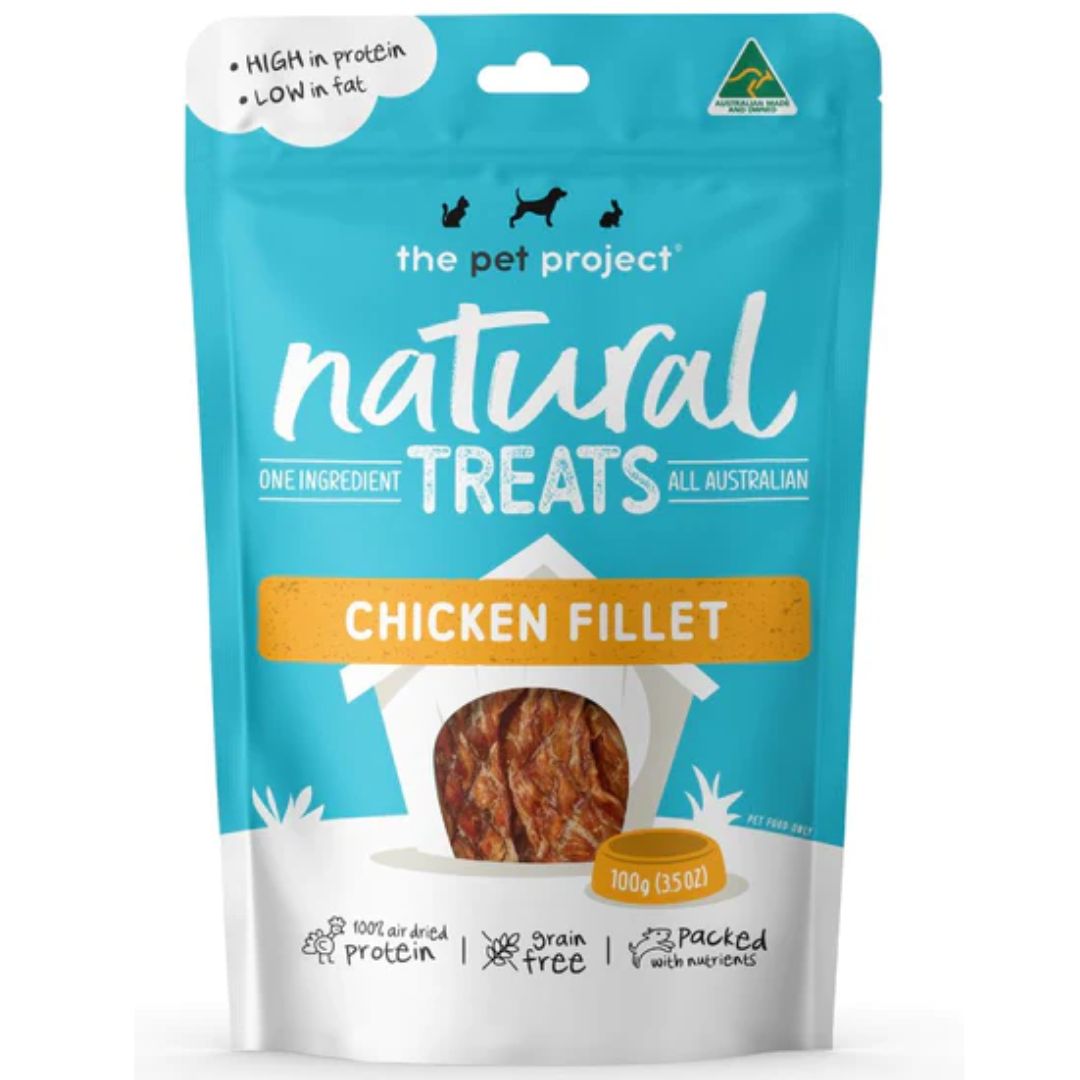 The Pet Project Natural Cat & Dog Treats Chicken Fillet
