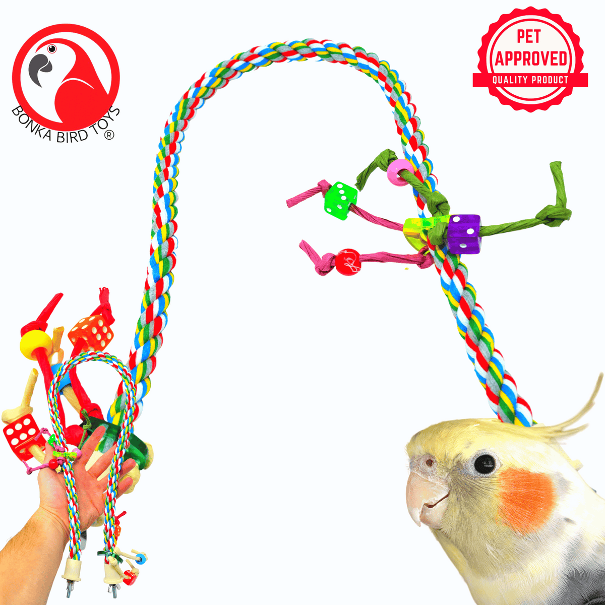 1047 Medium Rope Charm Perch