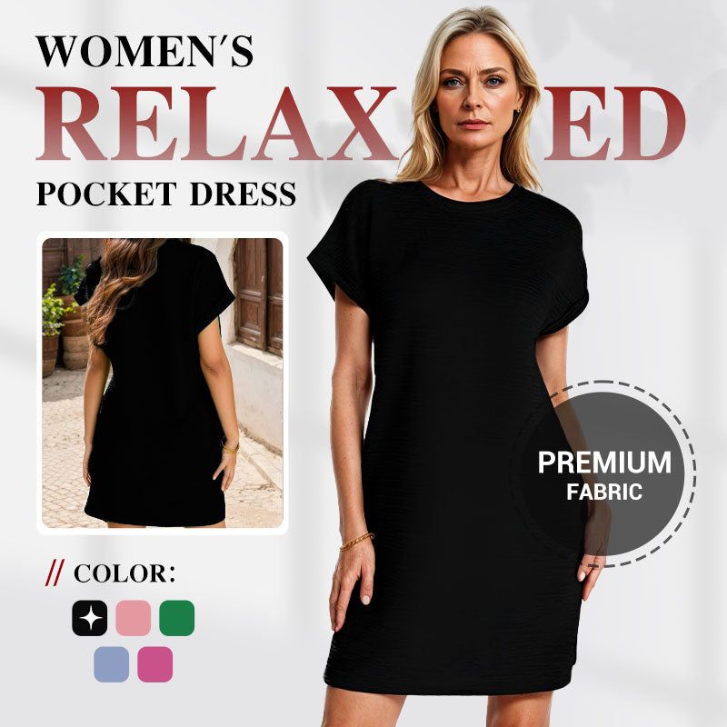 Summer Hot Sale 🔥Women's Relaxed Pocket Dress