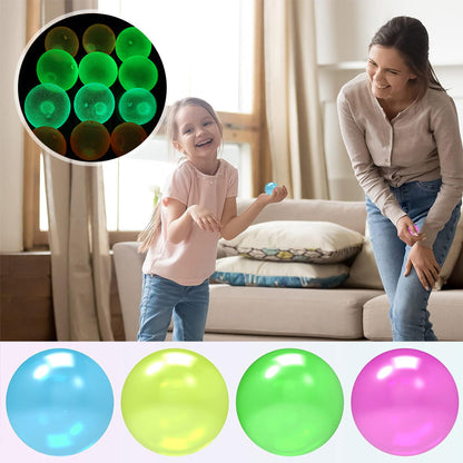 🌈LAST DAY BIG SALE 49% OFF - Glow in The Dark Sticky Balls