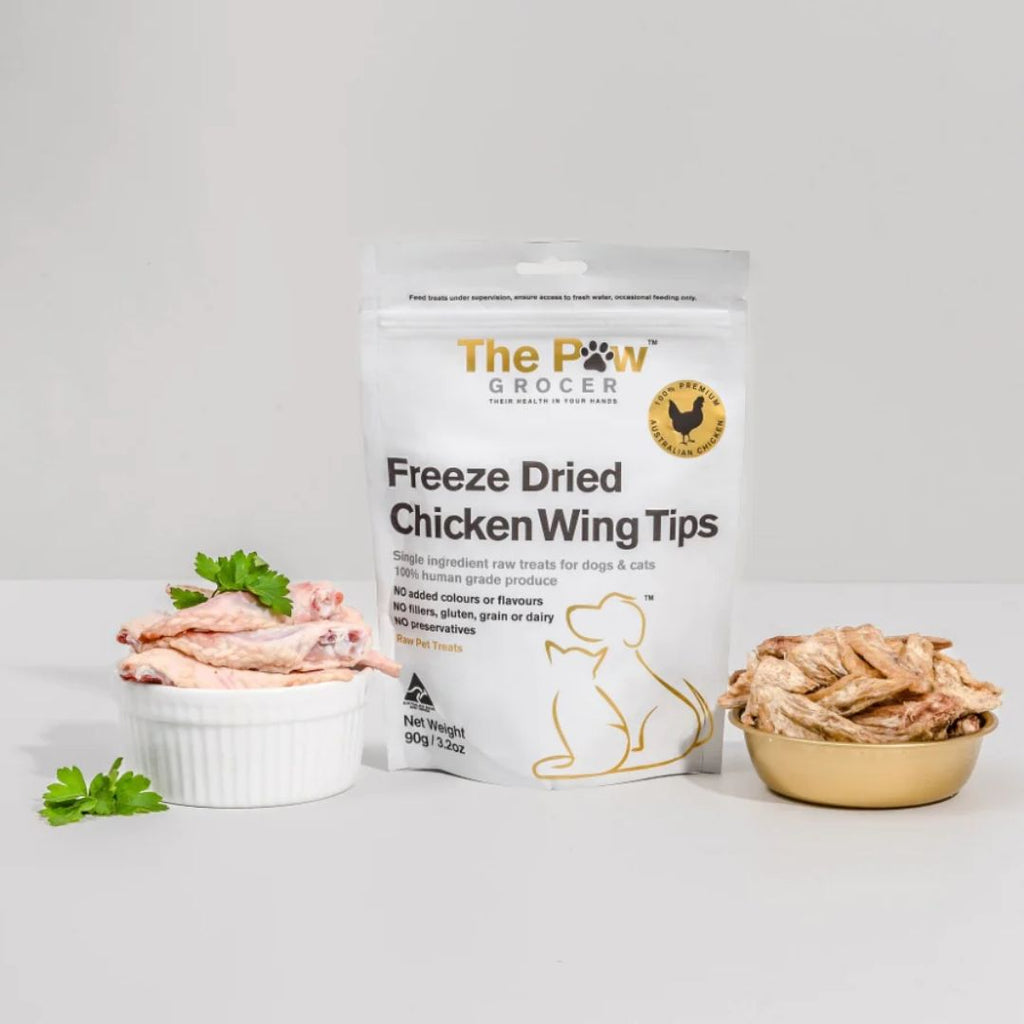 The Paw Grocer Freeze Dried Dogs & Cats Treats Chicken Wing Tips