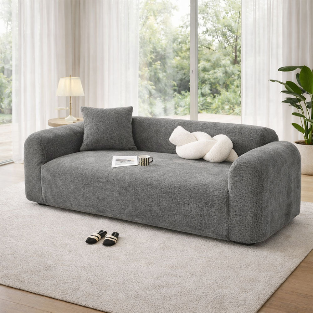 Herringbone Full Coverage Scratch-Resistant Sofa Protection Magic Stretch Couch Cover