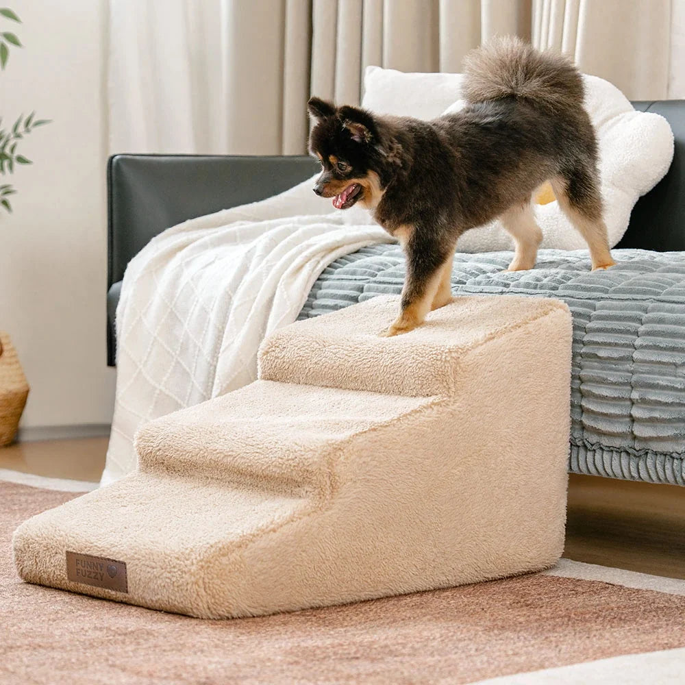 Climbing Aid for Bed and Couch Access Joint Protection Soft Dog Ramp Stairs for Bed