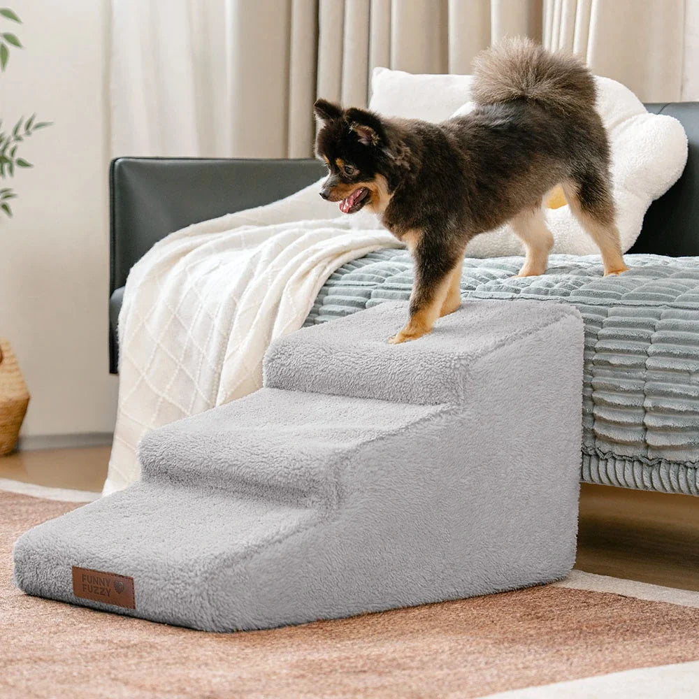 Climbing Aid for Bed and Couch Access Joint Protection Soft Dog Ramp Stairs for Bed