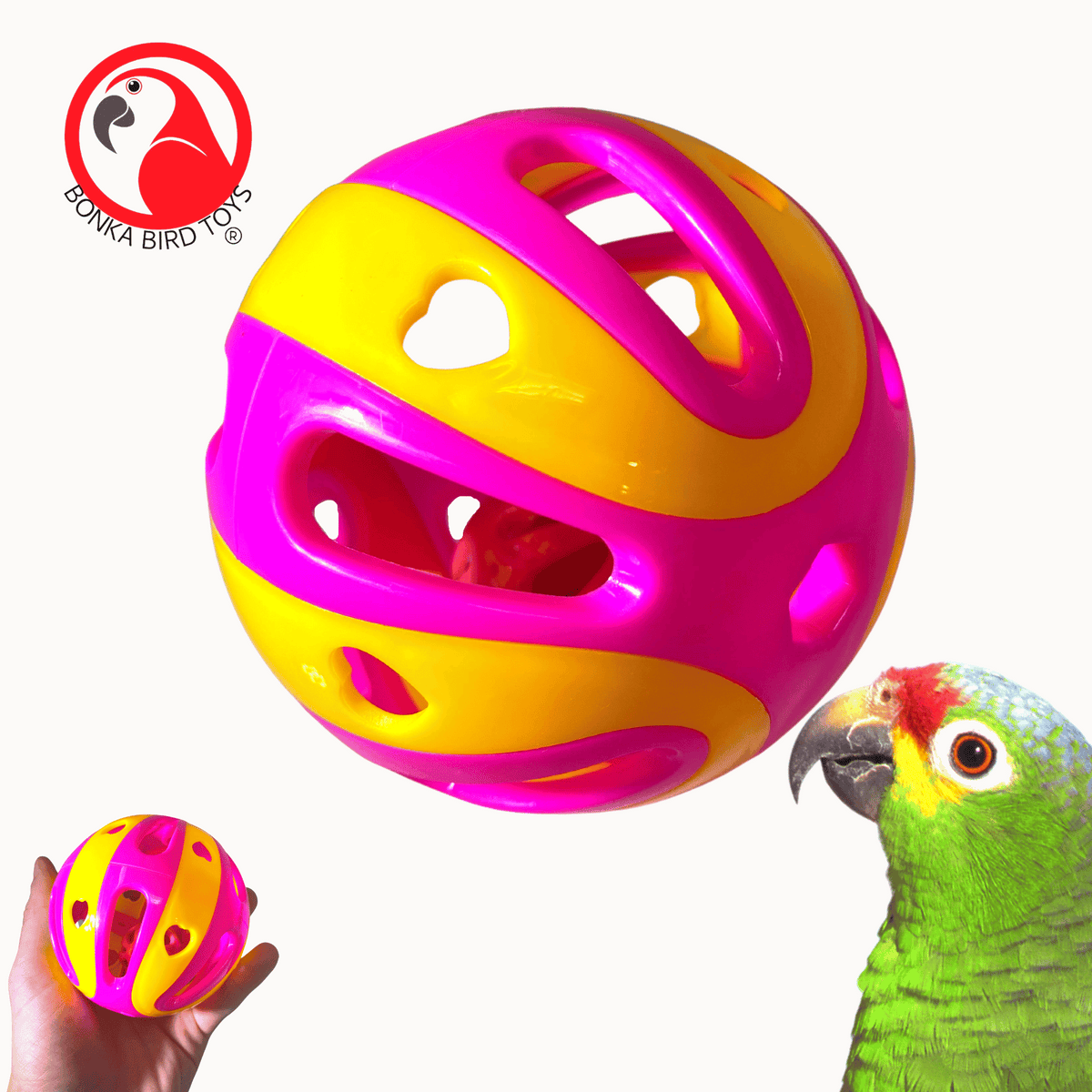 Carnival Balls Foot Talon Craft Part Bird Toys
