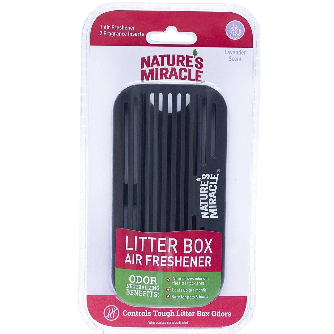 Nature's Miracle Cat Litter Box Air Freshener Attachment & Fragrance Inserts