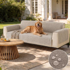 One-Piece Chenille Scratch-Resistant Durable Water-Repellent Non-Slip Couch Cover