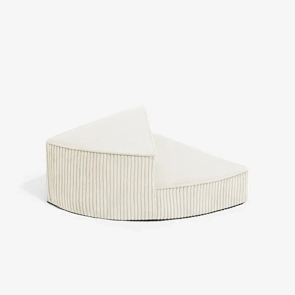 Cozy Corduroy Joint-Friendly Removable Spiral Dog Stairs for Bed-CreamyStep