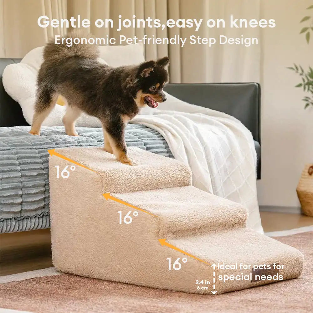 Climbing Aid for Bed and Couch Access Joint Protection Soft Dog Ramp Stairs for Bed