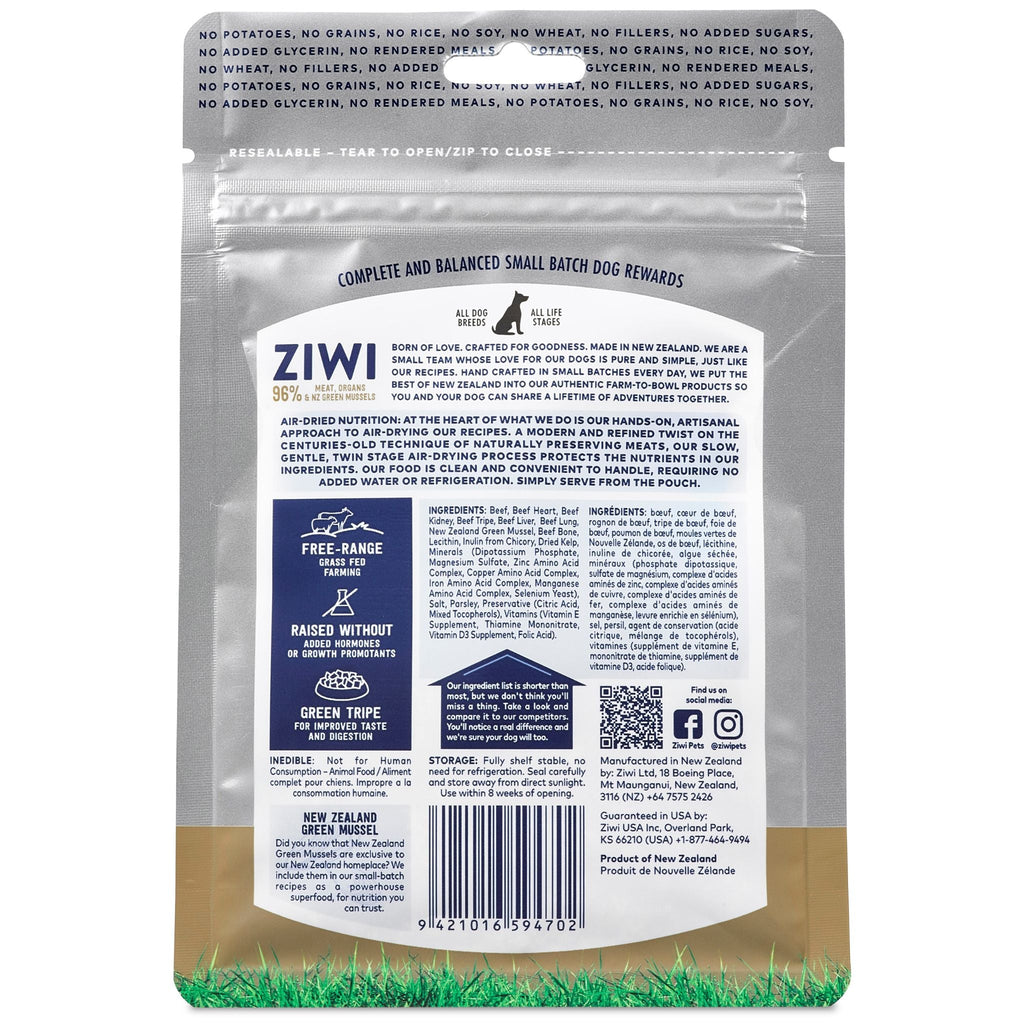 ZIWI Dog Treats Good Dog Rewards - Beef