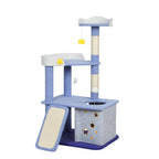 Cat Tree Post Scratching Multi-Level - Blue