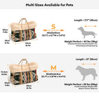 Large Reversible All-Season Indie Boho Cat Carrier - Wondernap