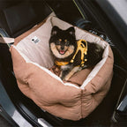 Waterproof ISOFIX Elevated & Thickened Dog Car Seat Bed with LATCH System