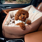 Waterproof ISOFIX Elevated & Thickened Dog Car Seat Bed with LATCH System