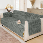 Water-resistant Fluffy Soft Furniture Protector Sectional Couch Cover-EverDry