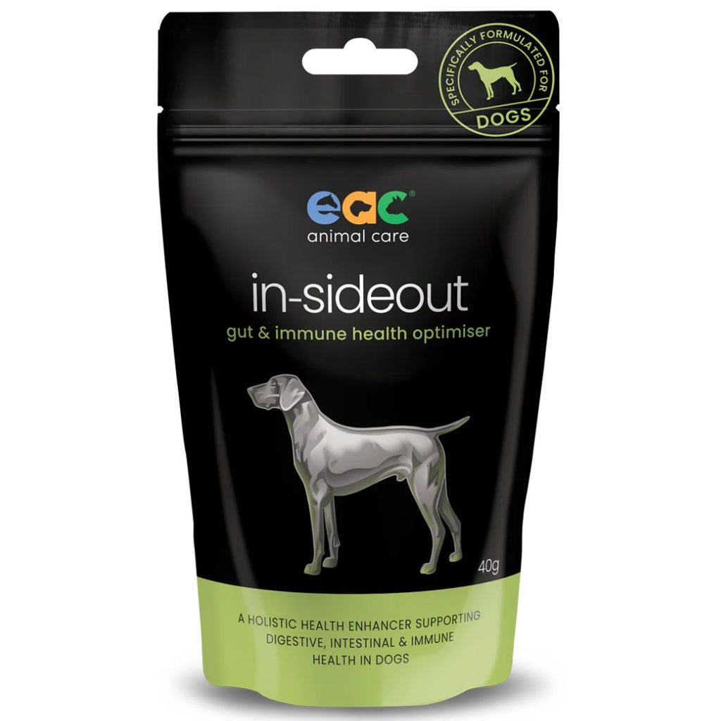 EAC Animal Care in-Sideout Dog formula - Pre & Probiotic Natural Nutraceutical Supplement for Dogs