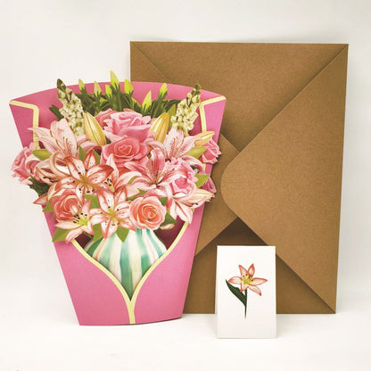 🏆35K+ SOLD! 🌼💌 Forever-Blooming 3D Flower Pop-Up Card– Personalized Love Message & Everlasting Bloom 🎁
