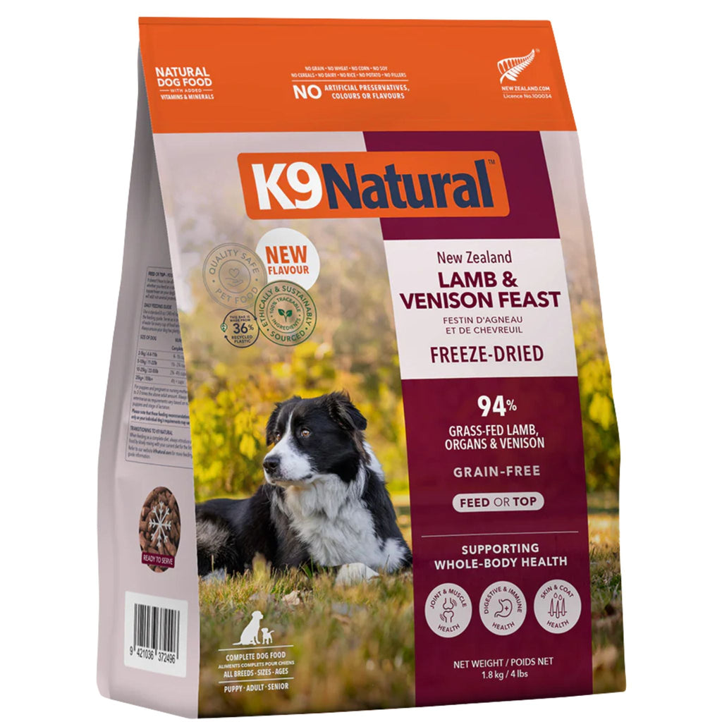 K9 Natural Lamb & Venison Feast Freeze Dried Dog Food