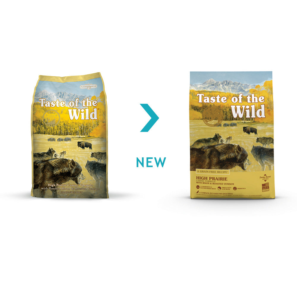 TASTE OF THE WILD High Prairie Bison Canine Formula Grain Free Dog Food