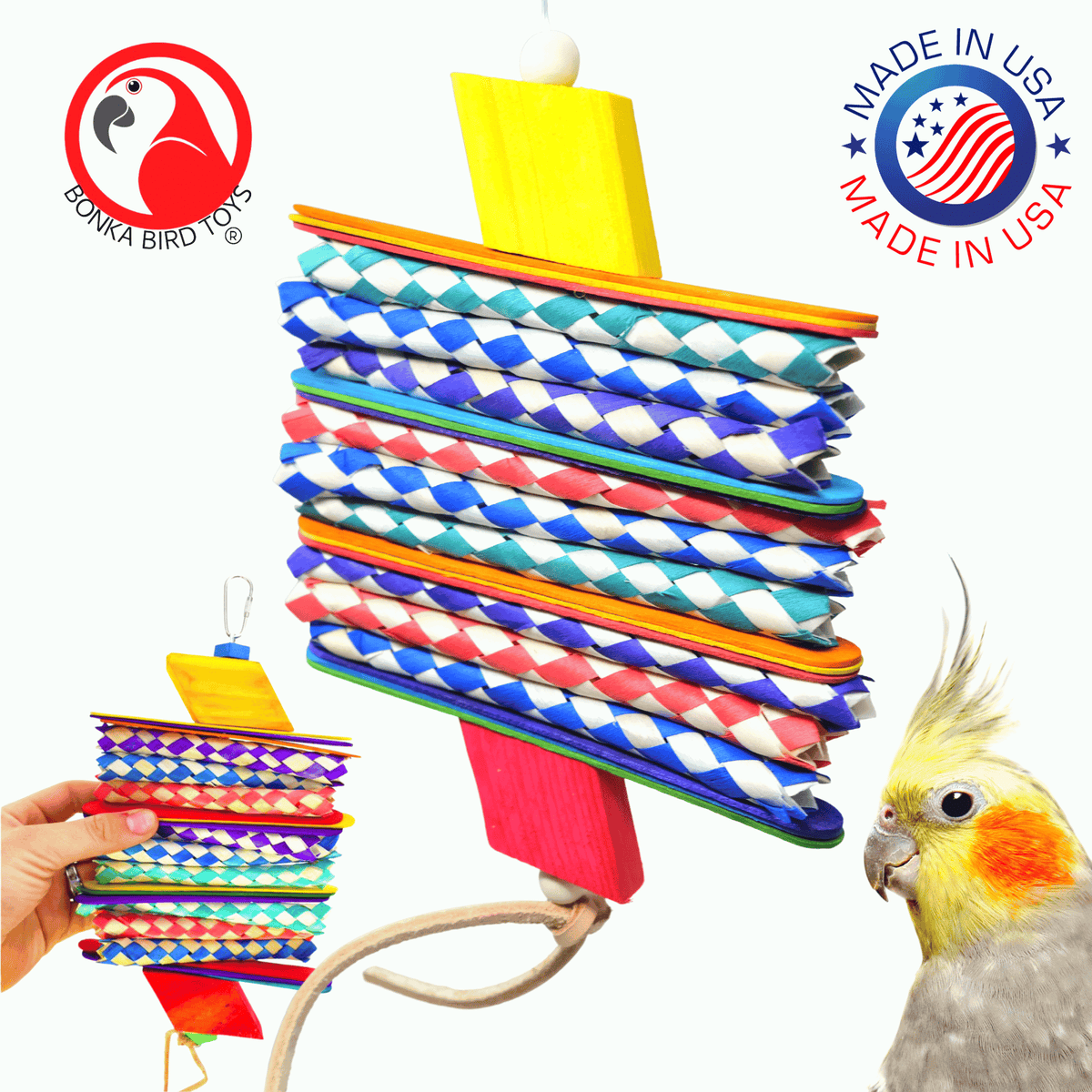 1081 4 Step Shredder - Engaging Bird Toy for Fun & Stimulation