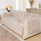 Water-resistant Fluffy Soft Furniture Protector Sectional Couch Cover-EverDry