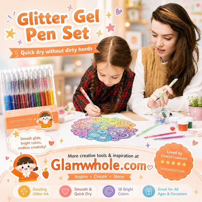 🔥LAST DAY-70% OFF!!✨50K+ SOLD!🌈Glitter Gel Pen Set