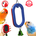 2660 Oval Bird Mirror (COSMETIC DEFECT)