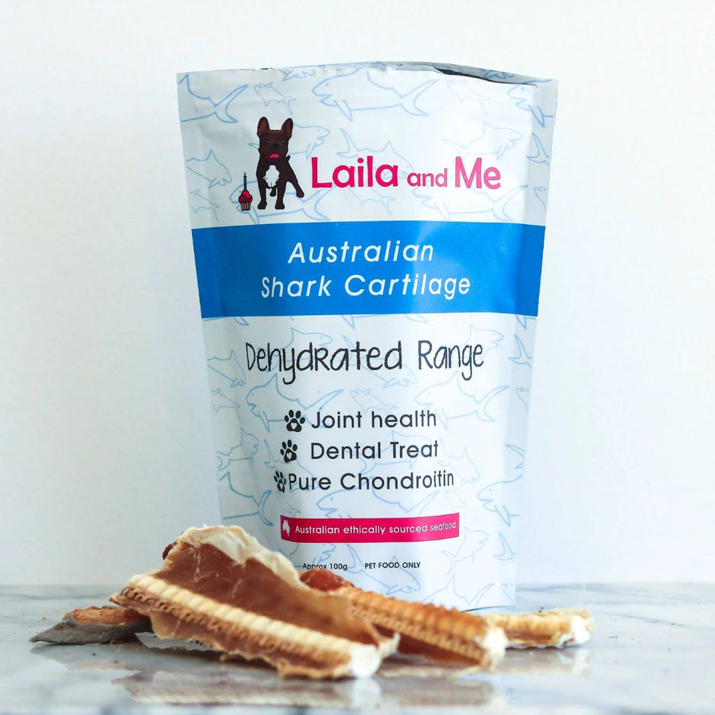 Laila & Me Dehydrated Dog Treats Australian Shark Cartliage